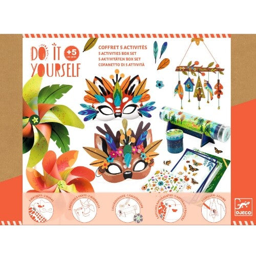 djeco knutselset diy natuur - 5 activiteiten | DJ07933 | 0