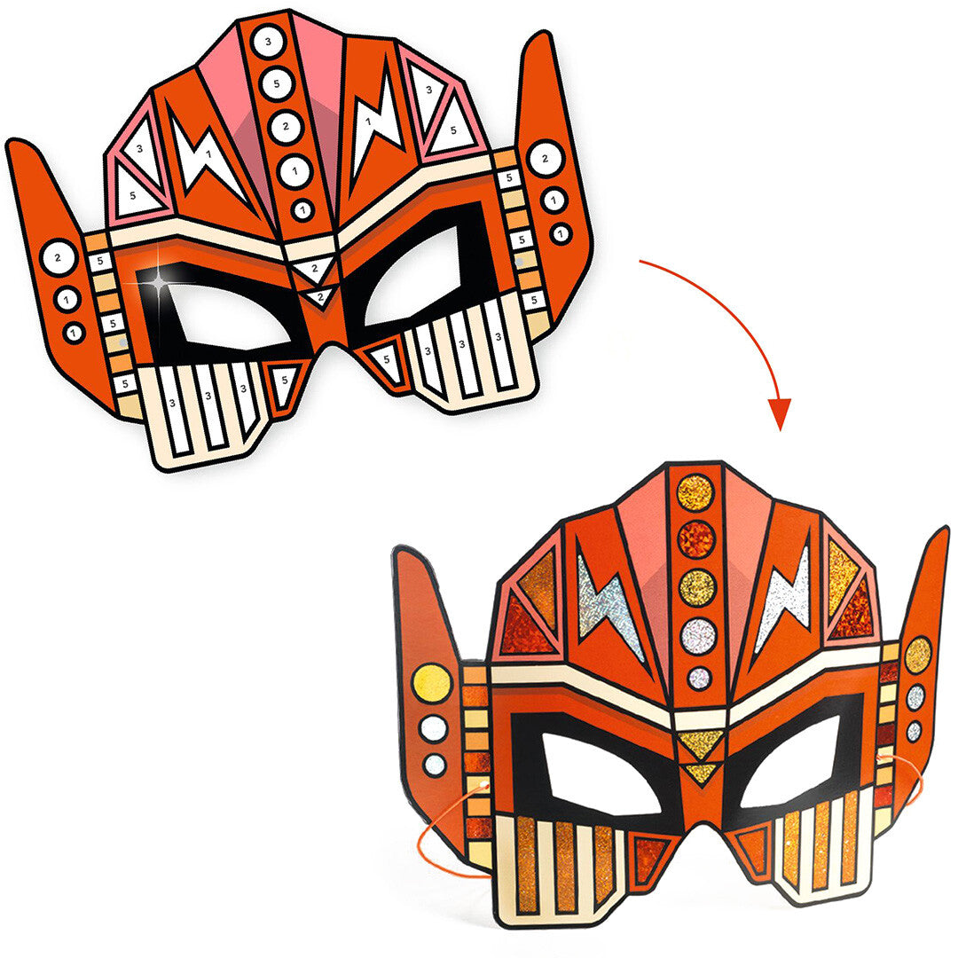 djeco knutselset diy robotmaskers | DJ07924 | 2