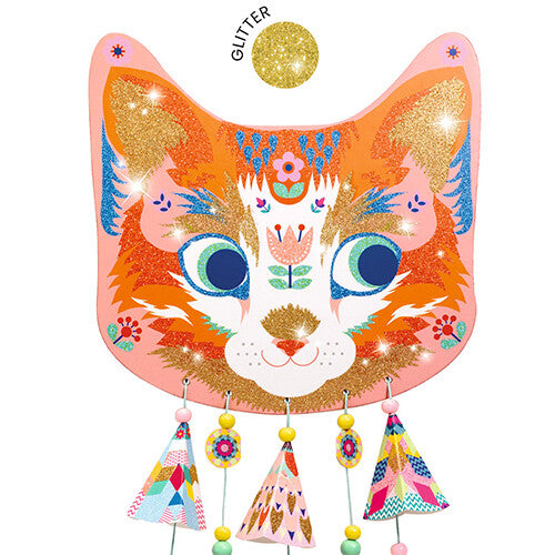 djeco knutselset diy - windgong - poes | DJ07955 | 1