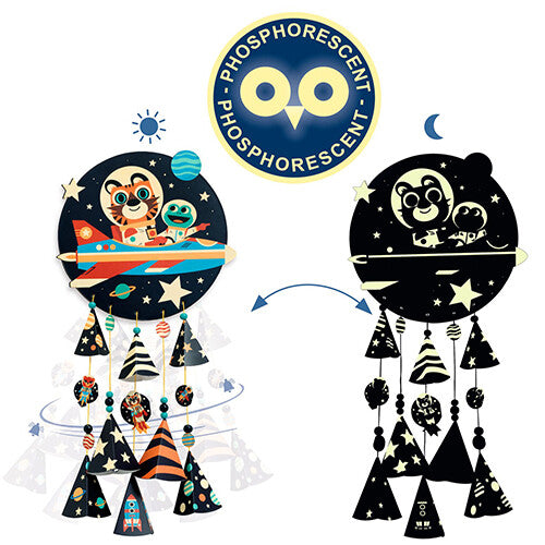 djeco knutselset diy - windgong - sterren | DJ07956 | 1