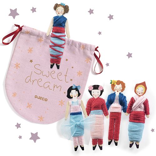 djeco knutselset diy - zorgenpoppetjes | DJ07953 | 3