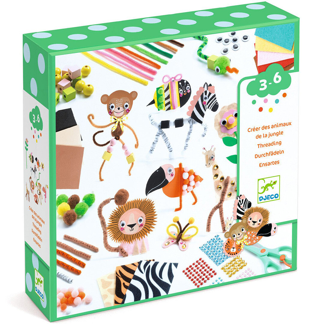 djeco knutselset jungledieren | DJ09016 | 0
