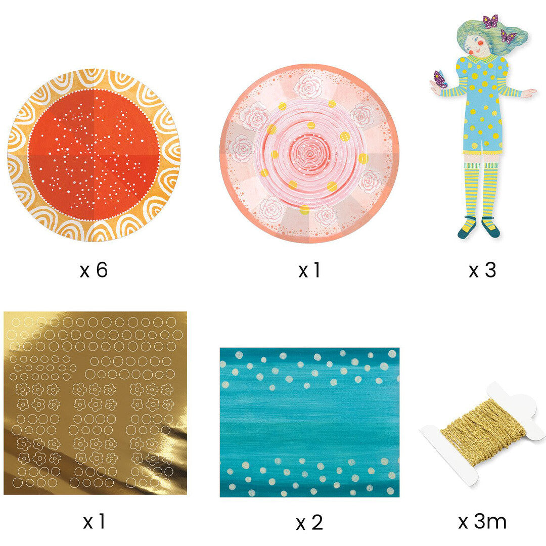 djeco knutselset jurken vouwen | DJ09453 | 2