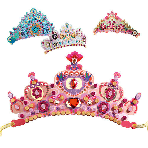 djeco knutselset mozaïek diademen prinsessen | DJ07901 | 3