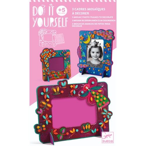 djeco knutselset mozaïek fotolijsten sprookjes | DJ07904 | 2