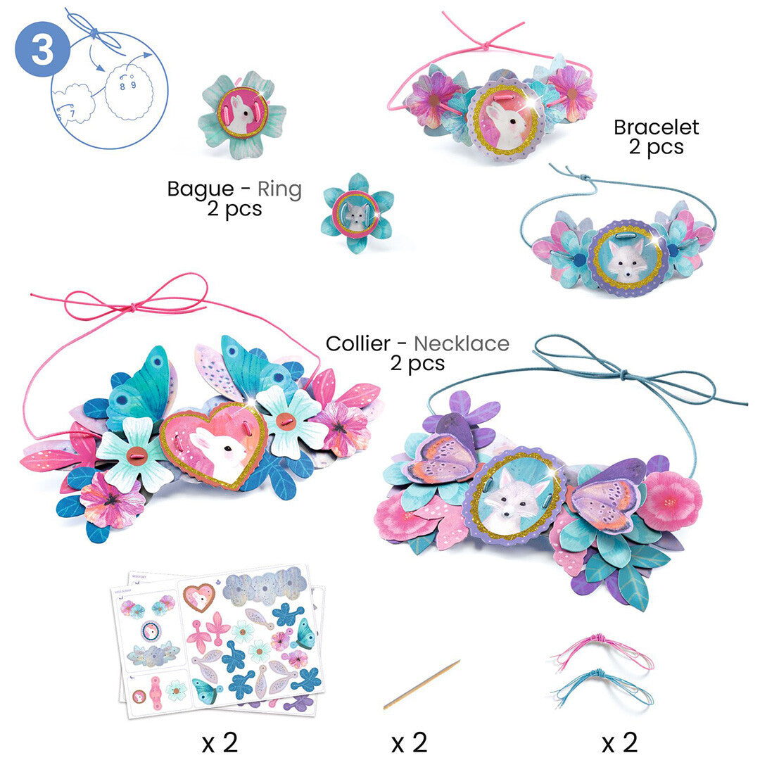 djeco knutselset nymphea - 12st  | DJ07934 | 3