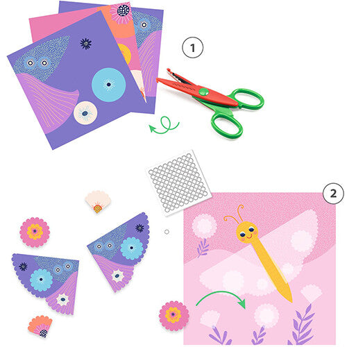 djeco knutselset papierkunst met kartelrand | DJ09057 | 4