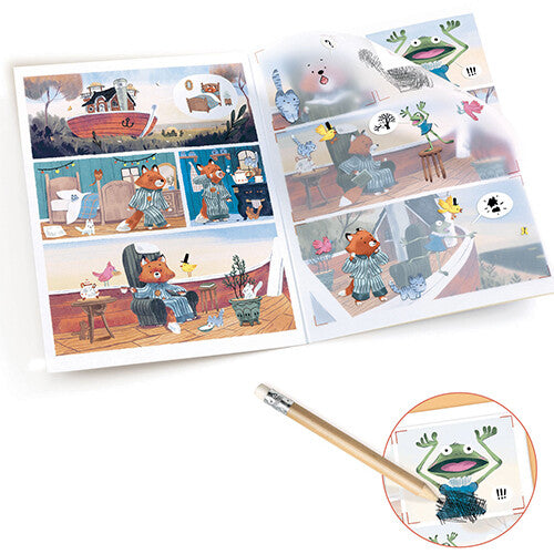 djeco knutselset stripverhaal maken - sailor and gipsy | DJ09559 | 1