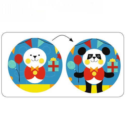 djeco knutselset viltschilderijtjes - zachte beesten | DJ09863 | 1