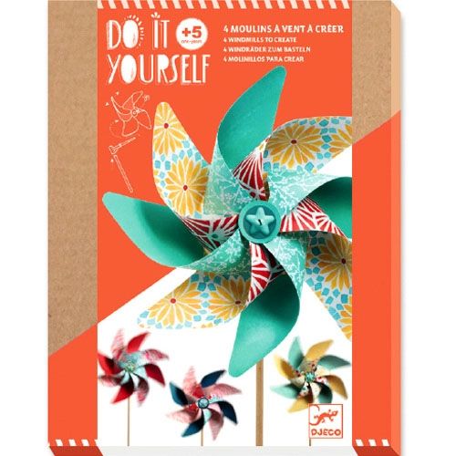 djeco knutselset windmolentjes - sweet | DJ07920 | 3