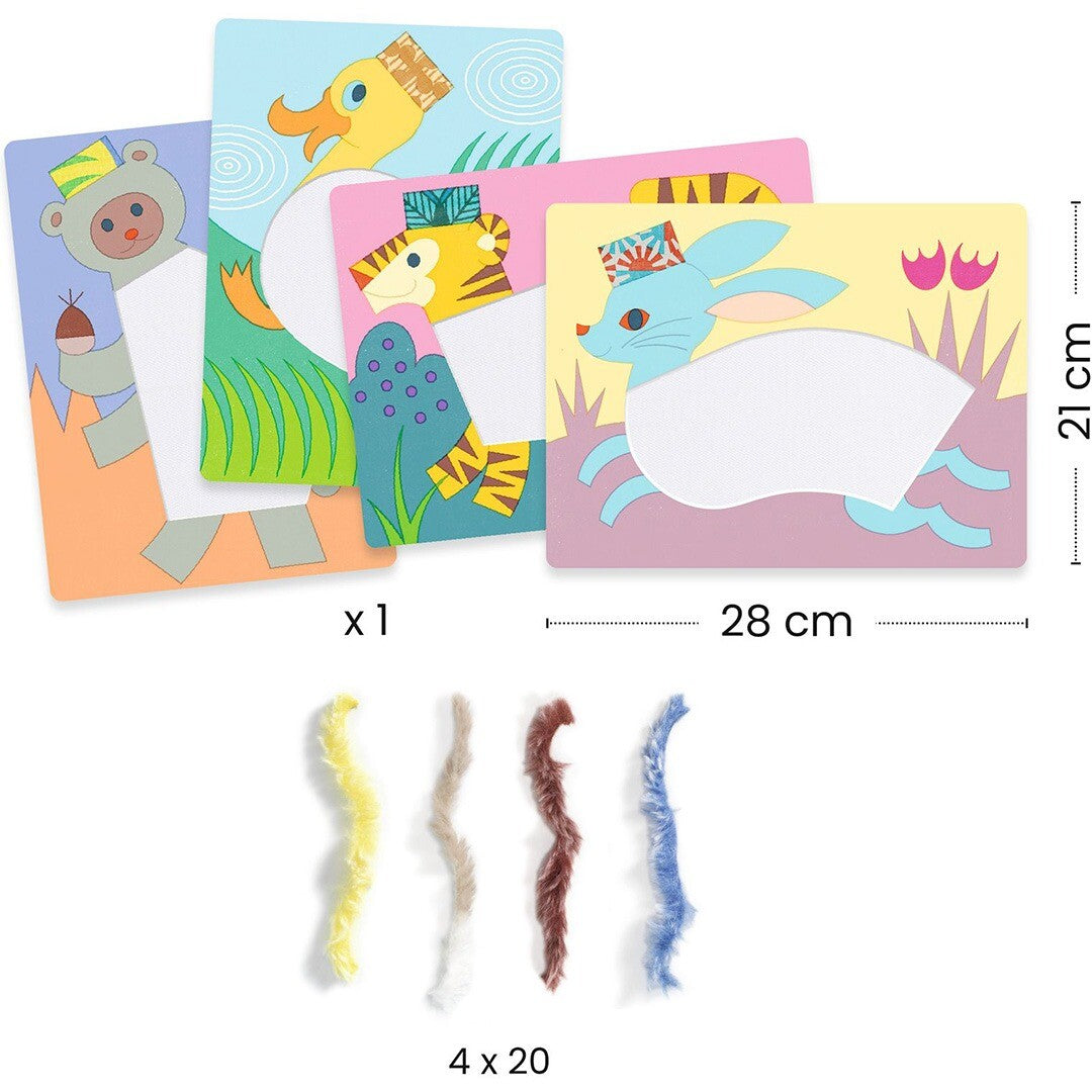 djeco knutselset with hats | DJ09127 | 3