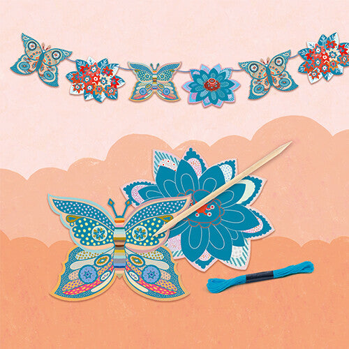 djeco knutselset zes activiteiten - bloemen | DJ09330 | 4