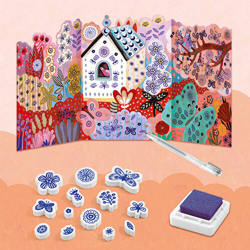 djeco knutselset zes activiteiten - bloemen | DJ09330 | 9