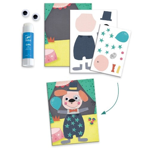 djeco knutselset zes activiteiten - dieren | DJ09293 | 5