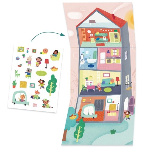 djeco knutselset zes activiteiten - dieren | DJ09293 | 6