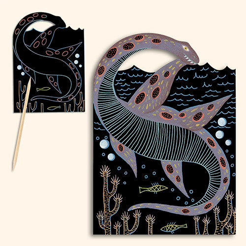 djeco knutselset zes activiteiten - dinosaurussen | DJ09331 | 6