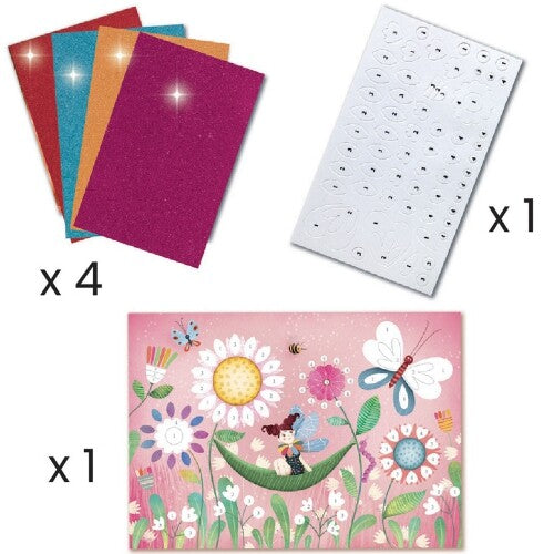 djeco knutselset zes activiteiten - elfjes | DJ09332 | 3