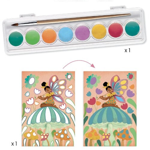 djeco knutselset zes activiteiten - elfjes | DJ09332 | 4