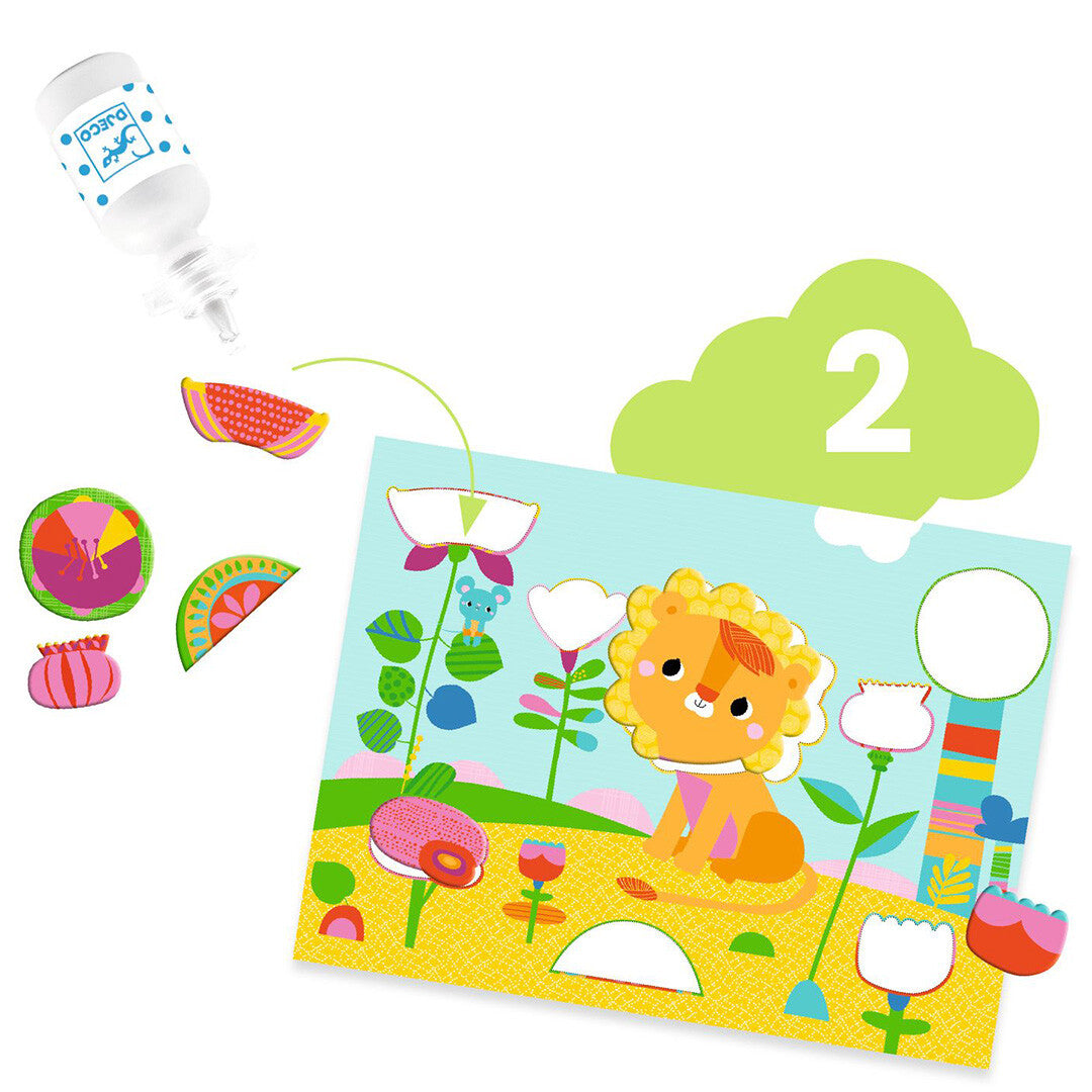 djeco knutselset zes activiteiten - muis en vrienden | DJ09295 | 2