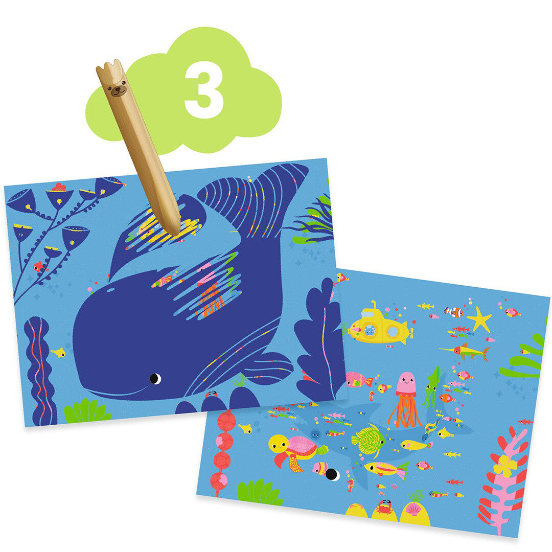 djeco knutselset zes activiteiten - muis en vrienden | DJ09295 | 3