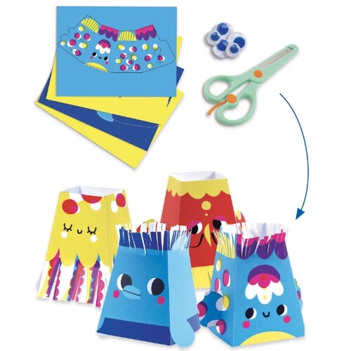 djeco knutselset zes activiteiten - zeeleven | DJ09294 | 1