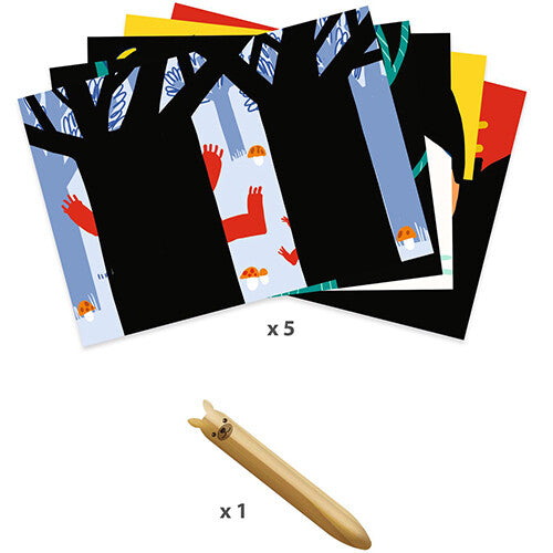 djeco kraskaarten dieren | DJ00041 | 4