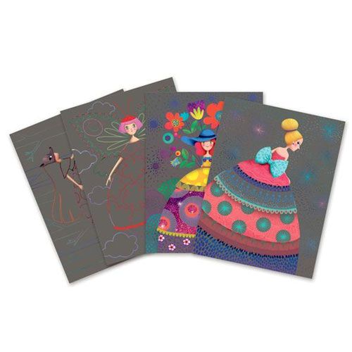 djeco kraskaarten het bal van de schone dames | DJ09725 | 1