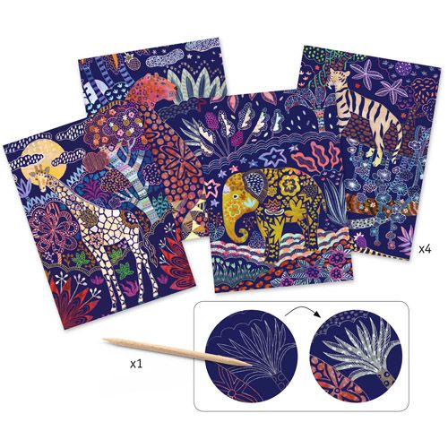 djeco kraskaarten - prachtige natuur | DJ09728 | 1