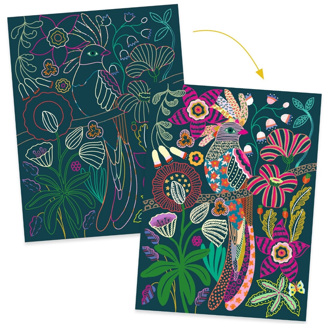 djeco kraskaarten rococo | DJ09709 | 1