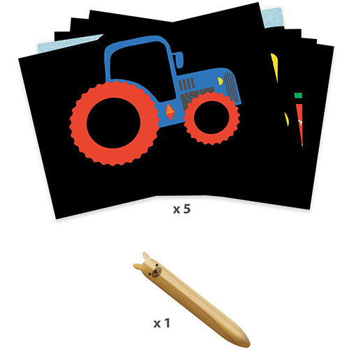 djeco kraskaarten voertuigen | DJ00040 | 4