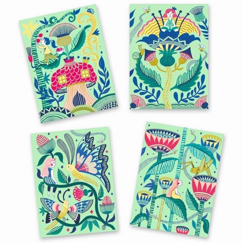 djeco krasplaatjes fantasietuin | DJ09719 | 1