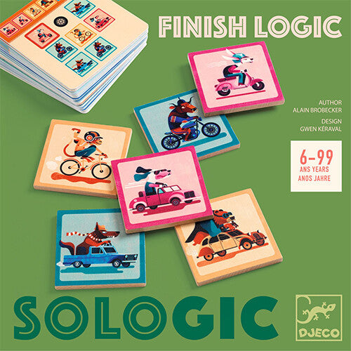 djeco logicaspel sologic - finish logic | DJ08540 | 0