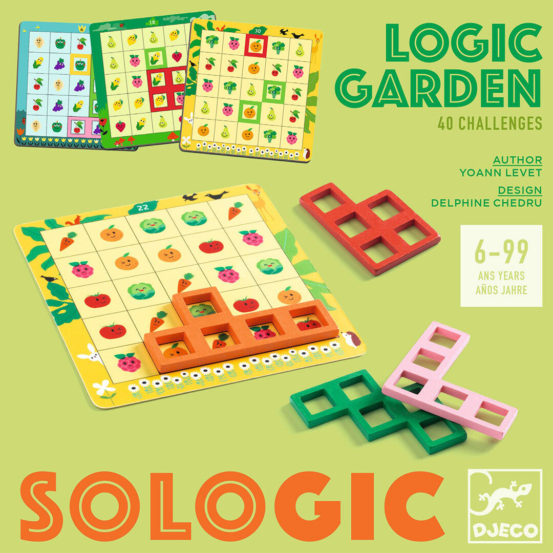 djeco logicaspel sologic - garden logic | DJ08520 | 0