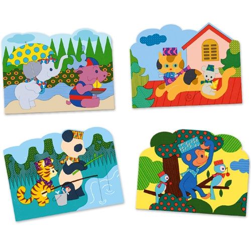 djeco magische kleurplaten - buiten | DJ09065 | 1