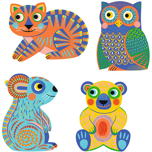 djeco magische kleurplaten - dieren | DJ09068 | 2