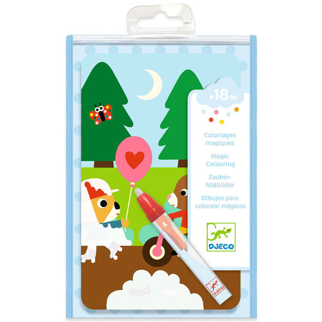 djeco magische kleurplaten - in het park | DJ09075 | 1