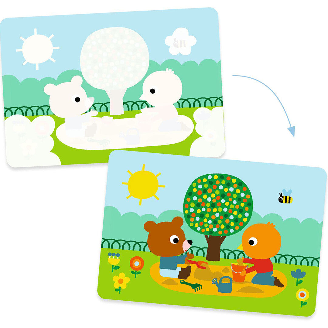 djeco magische kleurplaten - in het park | DJ09075 | 2