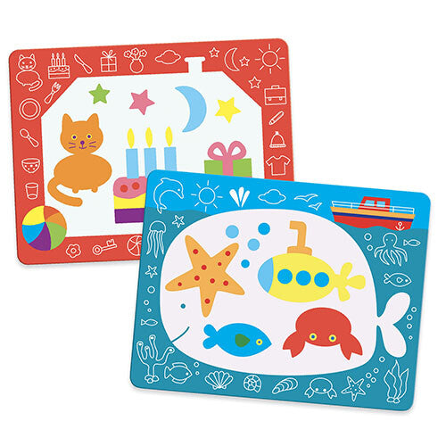 djeco magische kleurplaten - krabbels | DJ09067 | 3