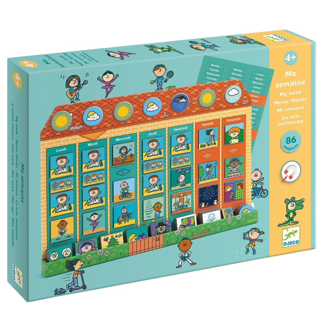 djeco magneetbord weekplanner | DJ08369 | 0