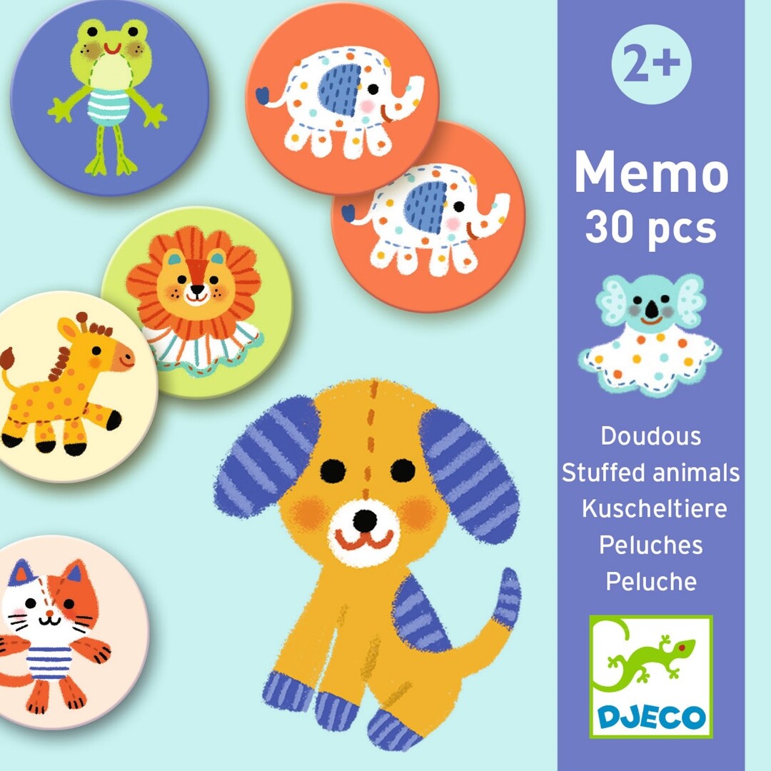djeco memorie knuffeldieren | DJ08264 | 3
