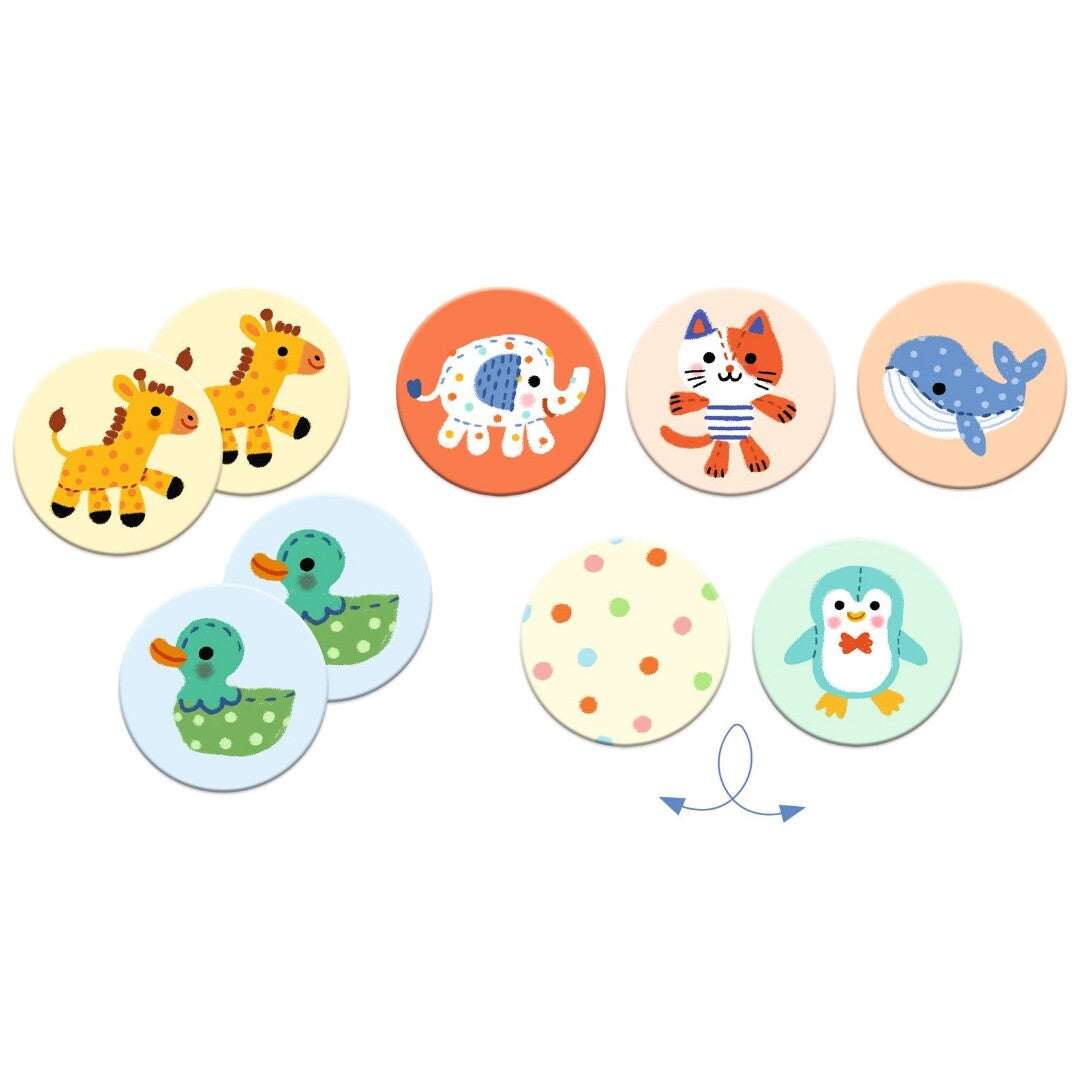 djeco memorie knuffeldieren | DJ08264 | 2