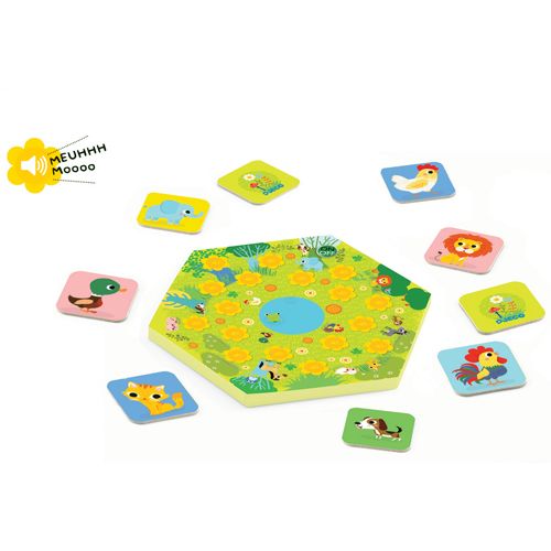 djeco memorie met geluid memo meuh  | DJ08482 | 1