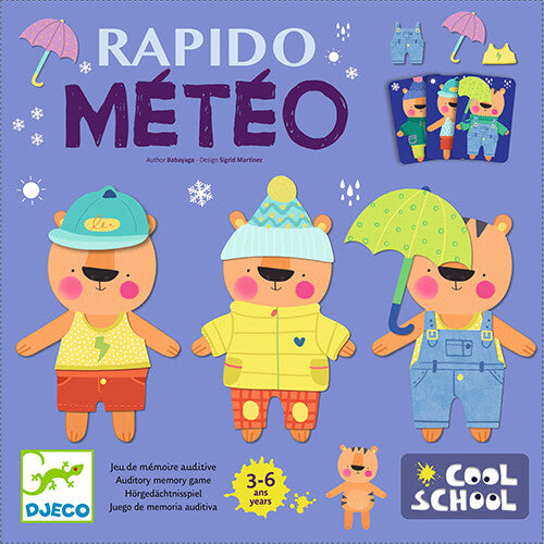 djeco memorie rapido meteo | DJ08527 | 0