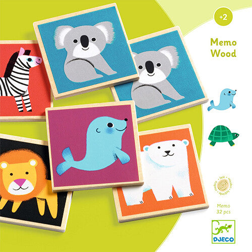 djeco memorie wilde dieren | DJ01624 | 0