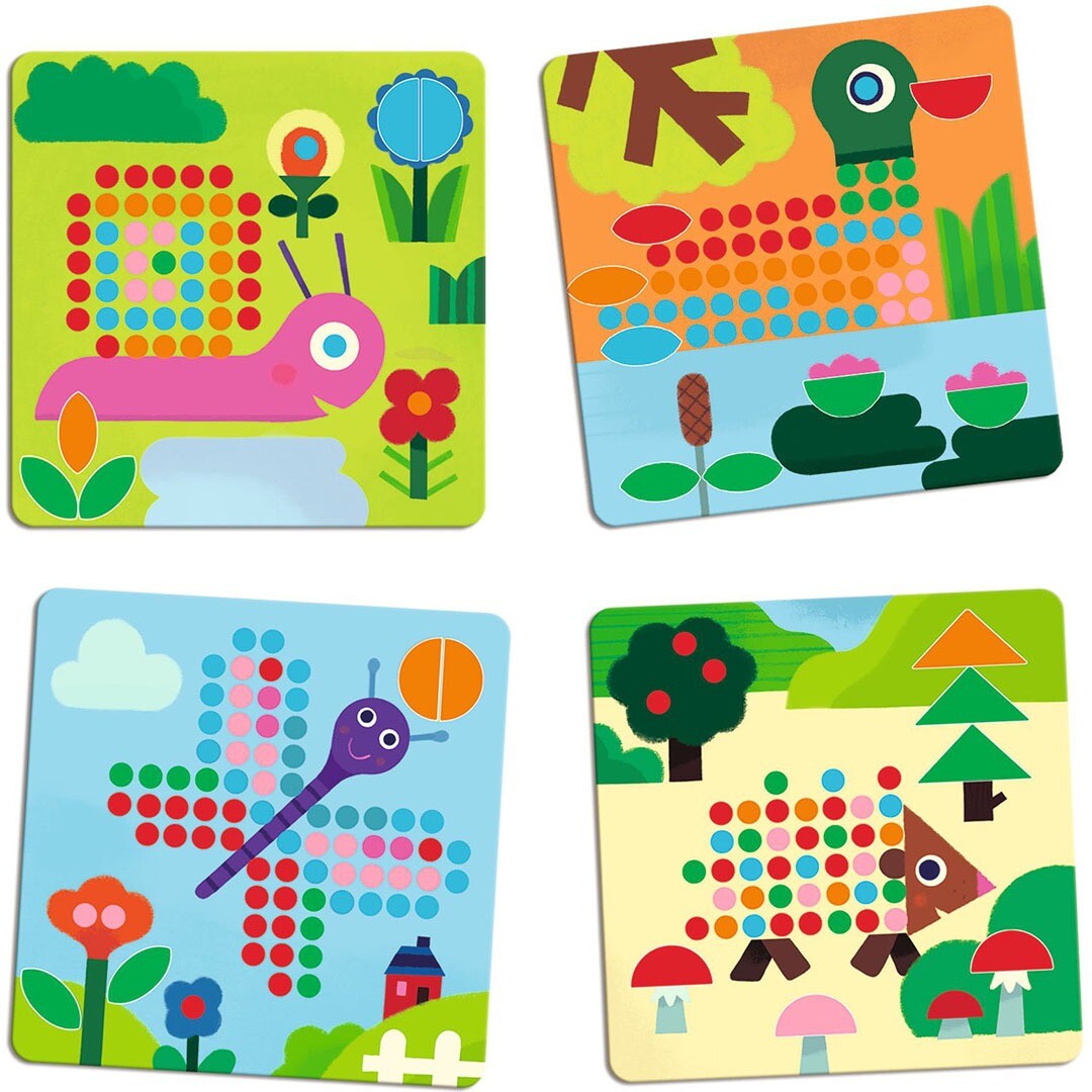 djeco mozaïekpuzzel mini animo | DJ08239 | 4