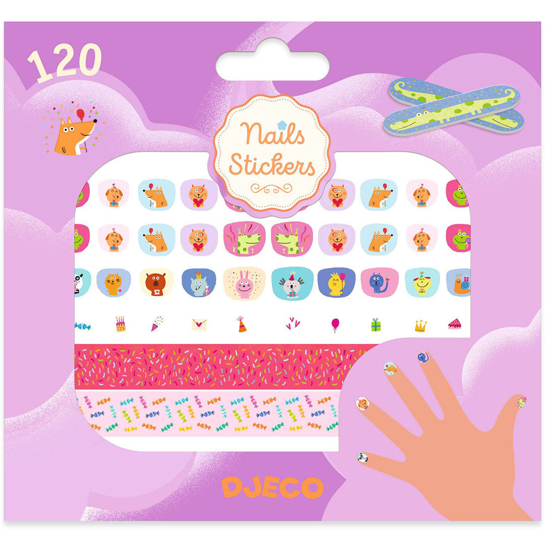 djeco nagelstickers happy birthday! | DJ09243 | 0