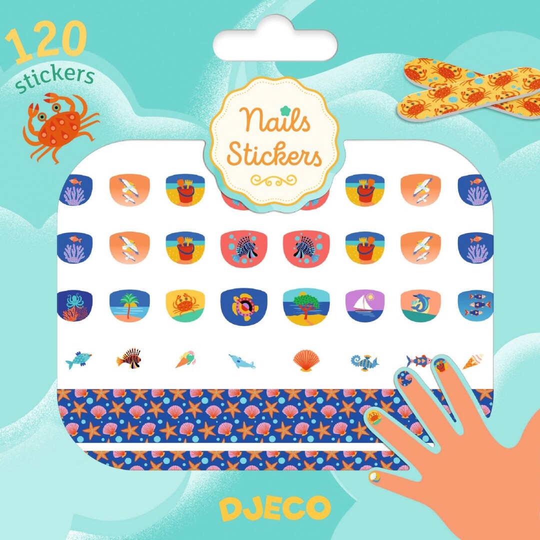 djeco nagelstickers mediterraans | DJ09244 | 0