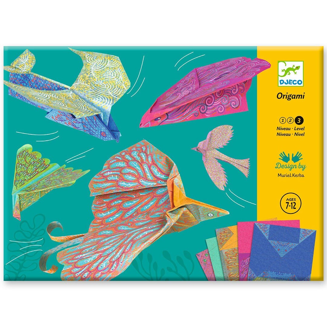 Origami Animaux Sauteurs Djeco - Kit créatif Origami Animaux Sauteurs Djeco - Kit créatif