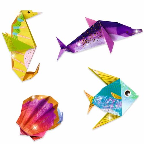 djeco origami zeedieren | DJ08755 | 3