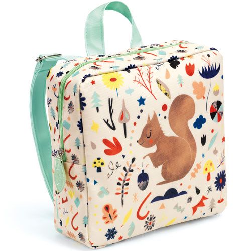 djeco peuterrugzak eekhoorn - 23 cm | DD00250 | 0